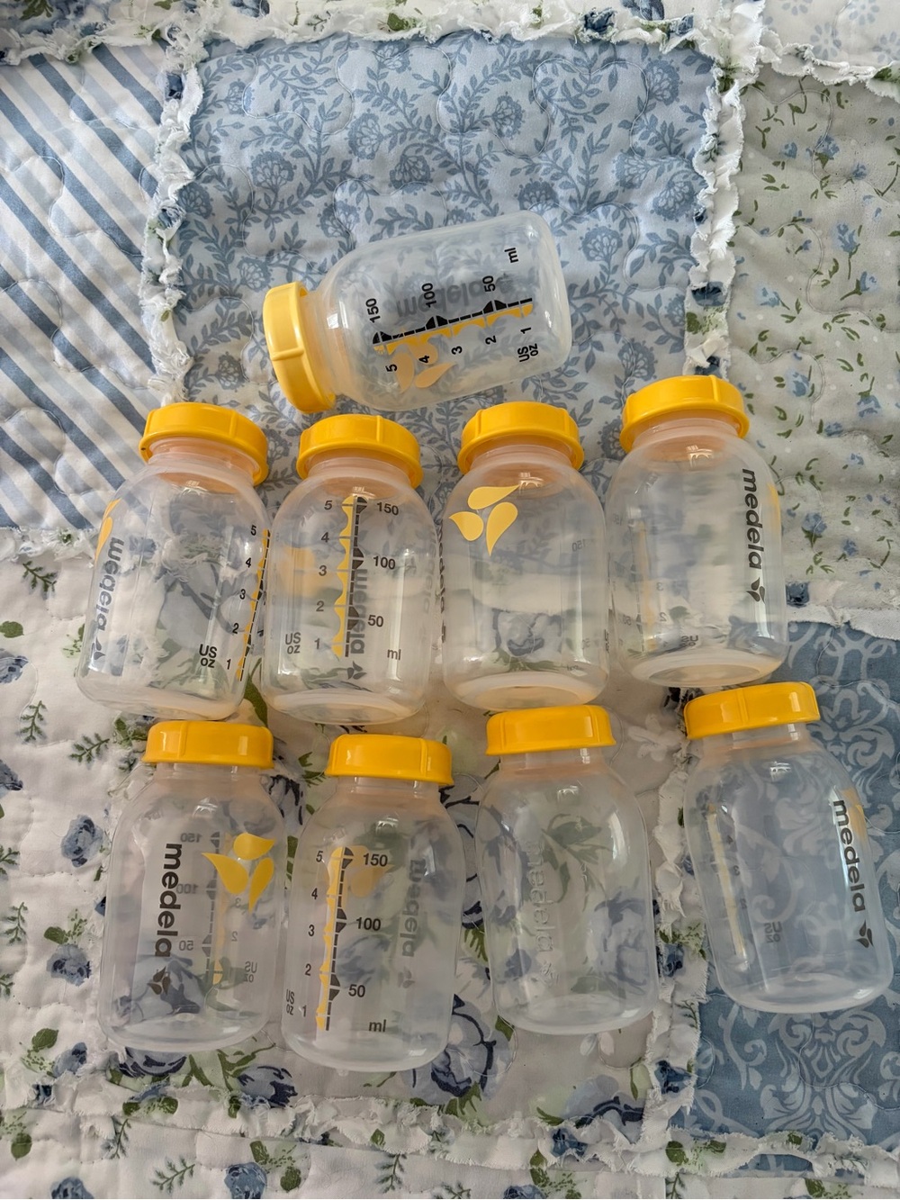 Medela Clear Breastmilk Storage Bottles - Set of 10